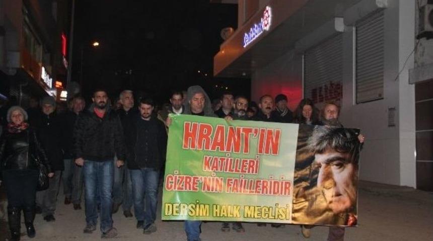 Hrant&rsquo;ı Andılar, Cizre&rsquo;de Yaşananları Protesto Ettiler