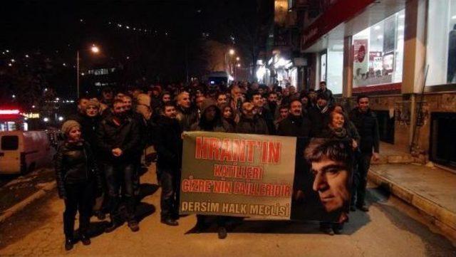 Tunceli'de, Hrant Dink Yürüyüşü