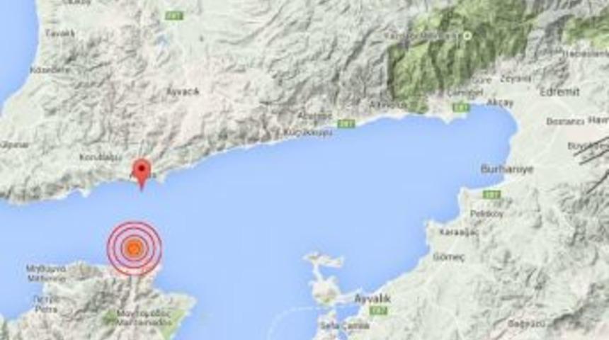 Edremit K&ouml;rfezinde Deprem