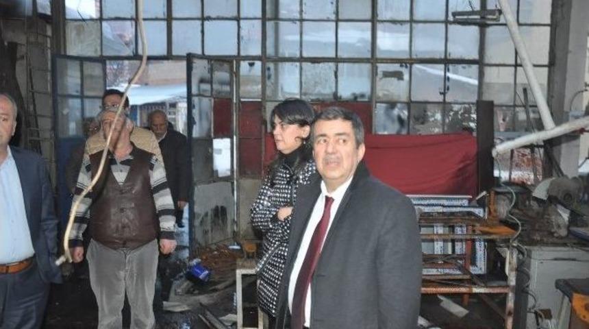 Balıkesir Milletvekilleri Dursunbey’de Zarar Gören İş Yerlerini İnceledi