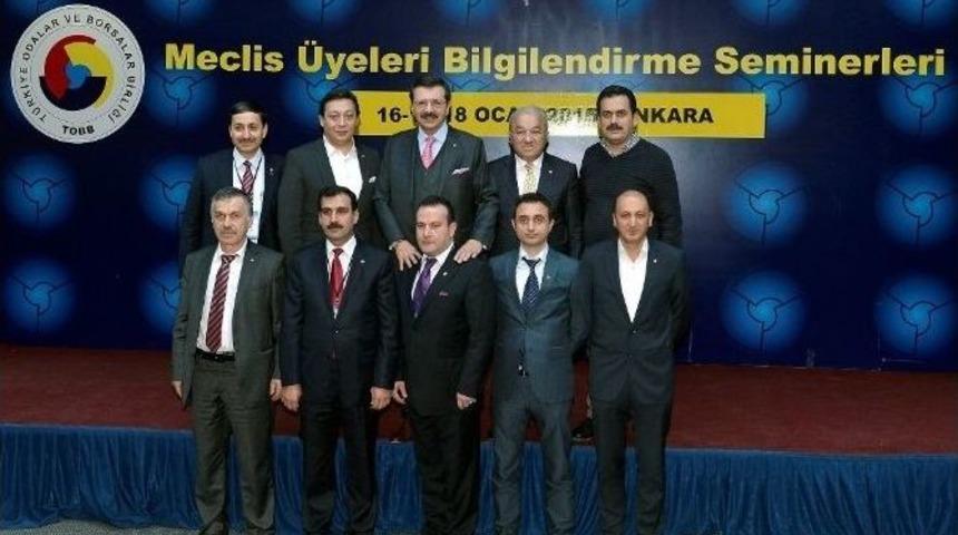 Btso Heyeti Tobb Seminerine Katıldı