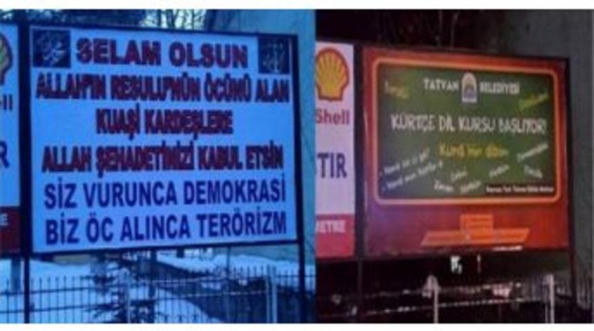Kuaşi Kardeşlere Destek Afişinde 1 Kişi Hakkında Işlem Başlatıldı