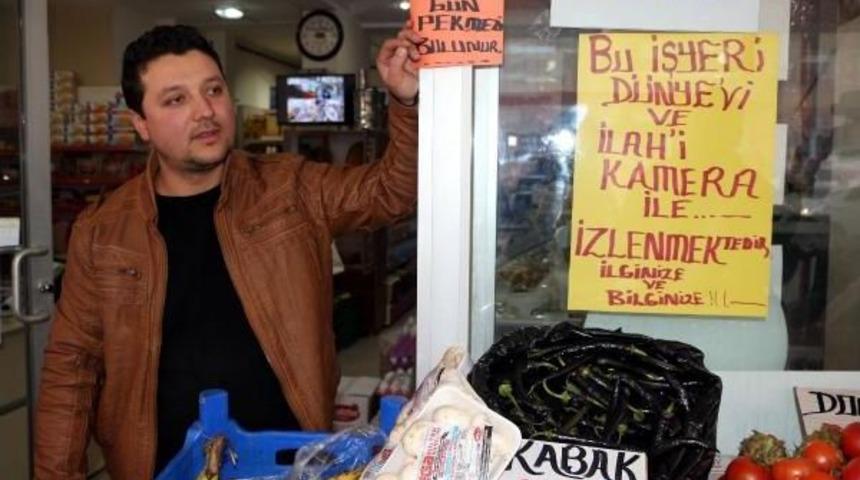 Kameralara Rağmen Marketteki Hırsızlıklar Esnafı Bıktırdı