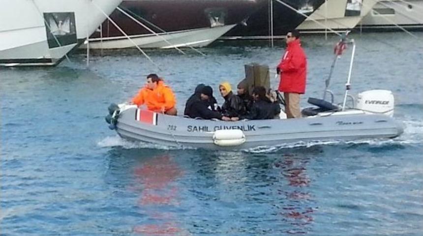 Bodrum&rsquo;da 12 Ka&ccedil;ak G&ouml;&ccedil;men Yakalandı