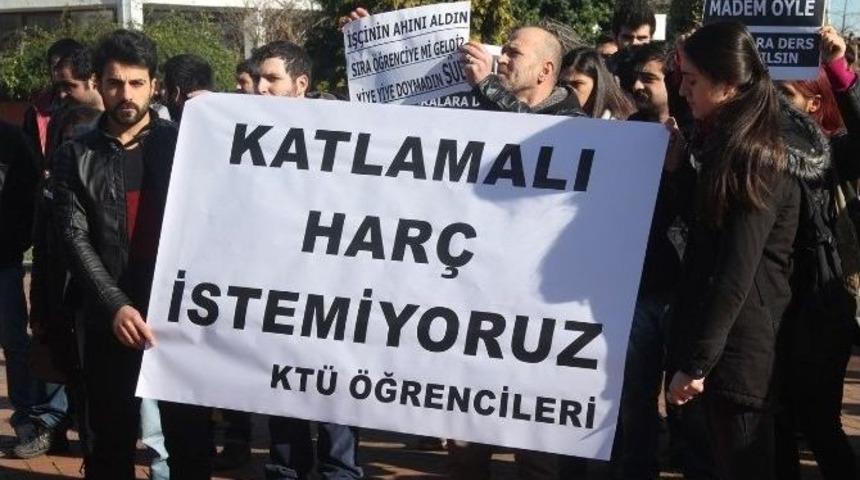 Kt&uuml;&rsquo;l&uuml; &Ouml;ğrencilerden &lsquo;katlamalı Har&ccedil;&rsquo; Protestosu