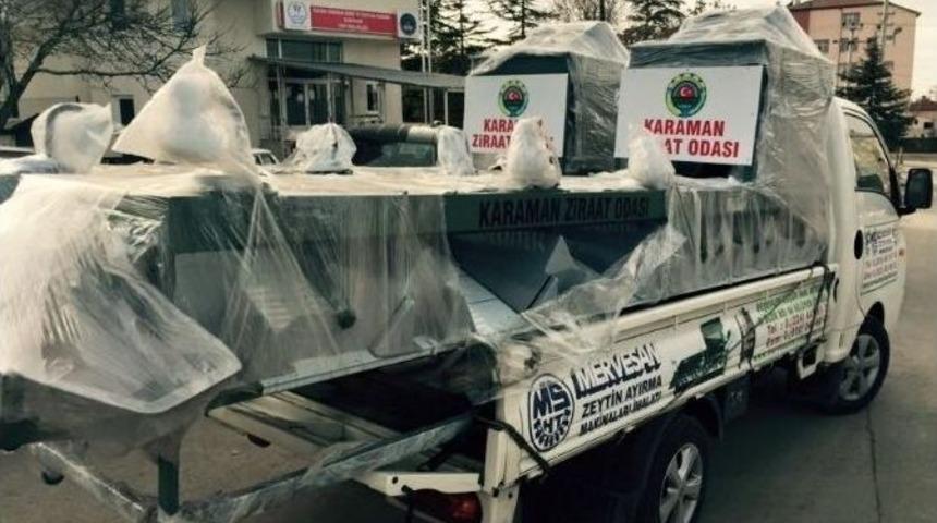 Ziraat Odası&rsquo;ndan K&ouml;ylere Makine Desteği