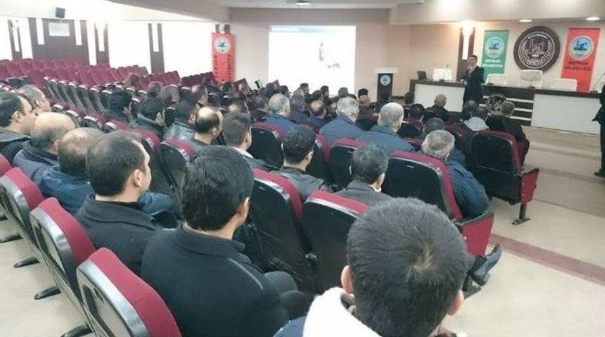Zabıtalara Uyuşturucu İle M&uuml;cadele Konferansı Verildi