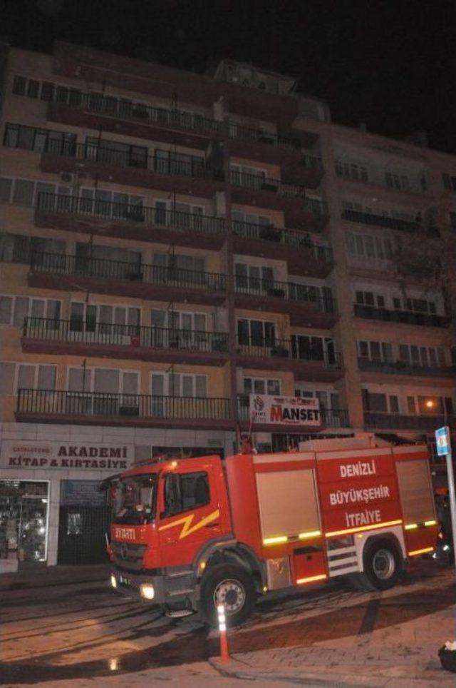 Apartmanda &Ccedil;ıkan Yangın Korkuttu 3