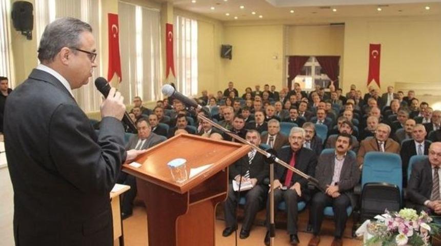 Vali Ali İhsan Su, Okul M&uuml;d&uuml;rleriyle Toplantı Yaptı
