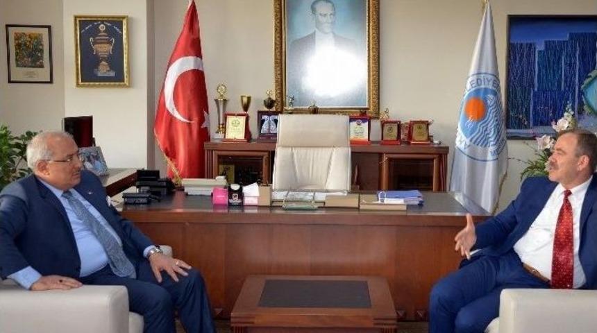 Başkan Kocamaz, Başkan T&uuml;rk&rsquo;&uuml; Ziyaret Etti