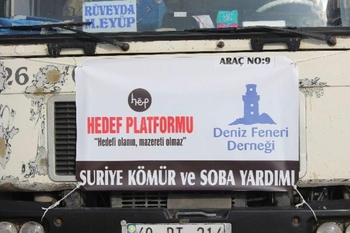 Suriye&rsquo;ye 470 Ton K&ouml;m&uuml;r, Bin 500 Adet Soba Ve Borusu G&ouml;nderildi