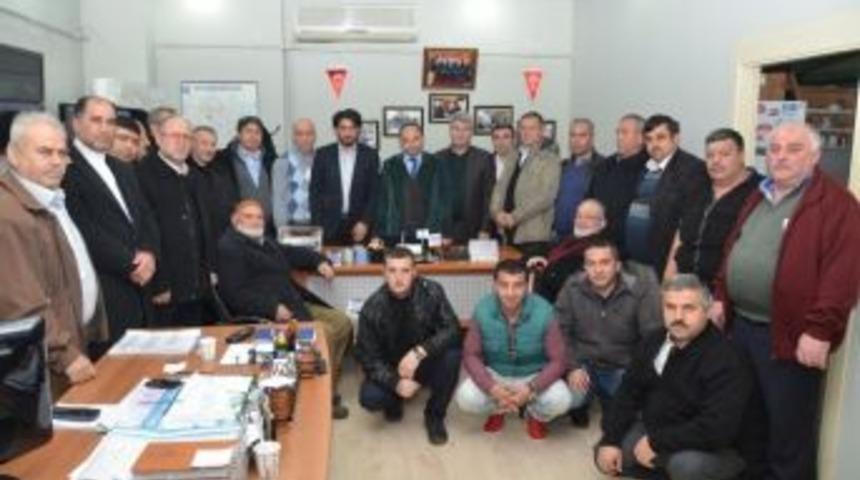 &Uuml;z&uuml;lmez, Otob&uuml;s&ccedil;&uuml;ler Kooperatifini Ziyaret Etti