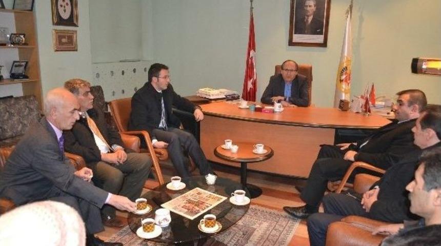 Mhp İl Başkanı Anatepe&rsquo;den Dagc&rsquo;ye Ziyaret