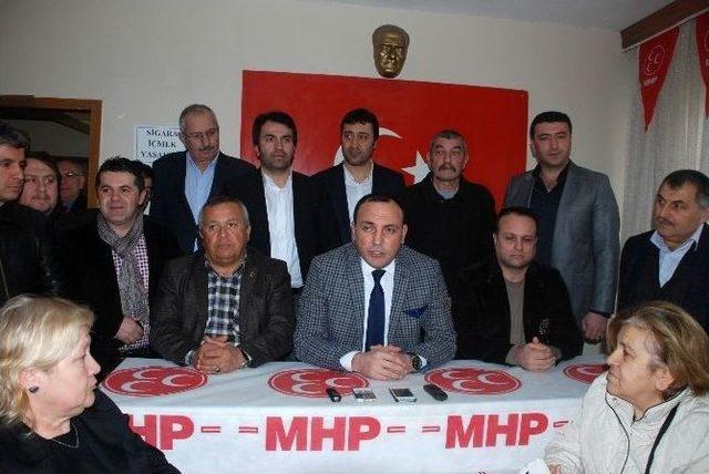 Şeker Mhp İlçe Başkanlığına Adaylığını Açıkladı