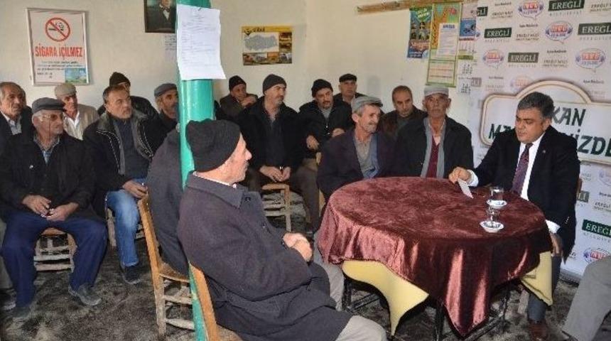 Başkan &Ouml;zg&uuml;ven Hortu Mahalle Sakinleriyle Buluştu