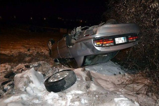 Otomobil Takla Attı: 2 Yaralı 1