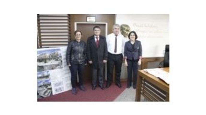 Kapaklı Anadolu Lisesi Y&ouml;netiminden Belediye Başkanı Mandalı&rsquo;ya Ziyaret