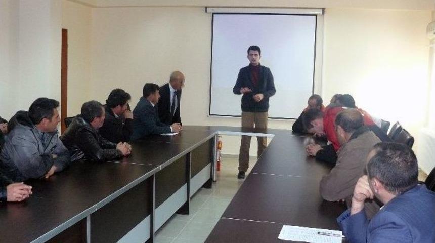 Kelkit&rsquo;te Kaymakamlık Personeline Uygulamalı Yangın Ve Afet Eğitimi