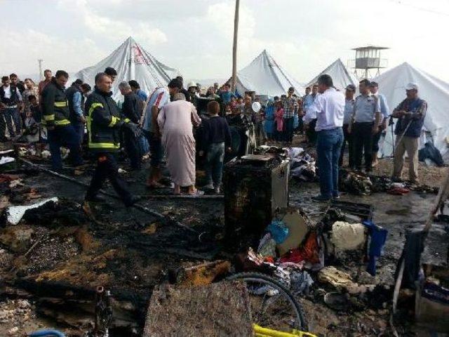 Çadır Kentteki Yangında, Suriyeli 3 Yaşındaki Ahmet Öldü, Kardeşi Yaralandı 3