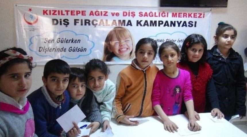 Kızıltepe&rsquo;de Diş Fır&ccedil;alama Kampanyası
