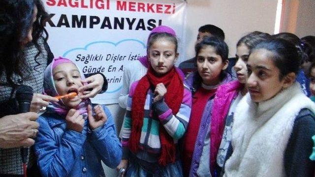 Kızıltepe’de Diş Fırçalama Kampanyası