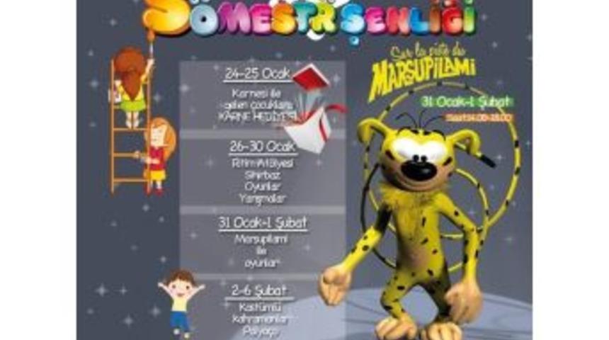Yeşilyurt Avm Mini Club’ta Sömestr Şenliği