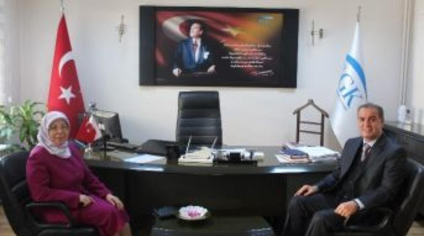 Ak Partili &Ouml;y&uuml;ş, Sgk İl M&uuml;d&uuml;r&uuml; Kocaoğlu&rsquo;nu Ziyaret Etti