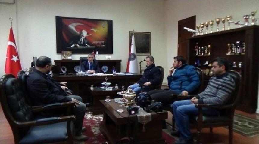 Gazetecilerden Ercan &Ccedil;akmak&rsquo;a Ziyaret