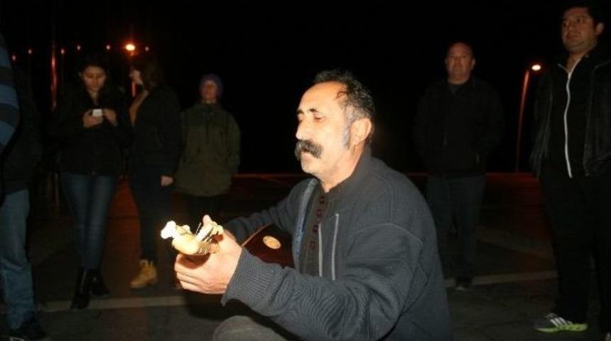 Marmaris&rsquo;te T&uuml;rk&uuml; Eşliğinde Ali İsmail Korkmaz Protestosu