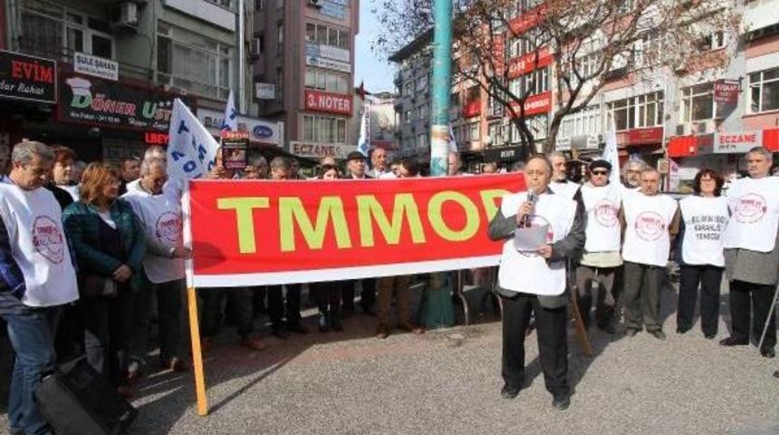Balıkesir'de Tmmob &Uuml;yelerinden Tepki Eylemi