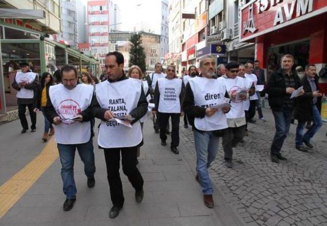 Balıkesir'de Tmmob Üyelerinden Tepki Eylemi