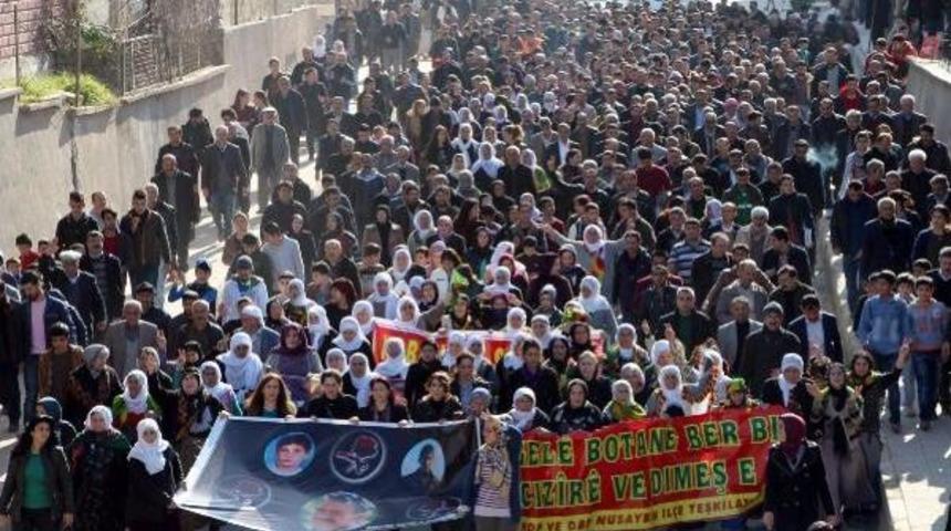 Nusaybin'de &Ouml;calan'a &Ouml;zg&uuml;rl&uuml;k Mitingi
