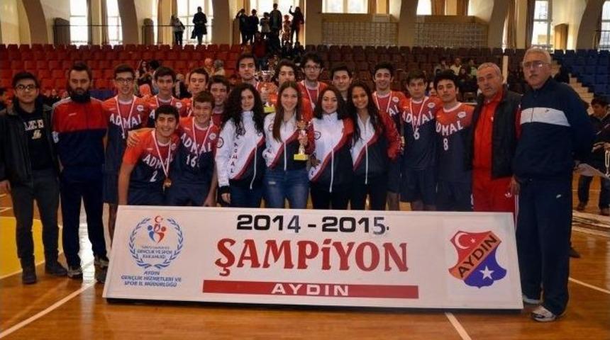 Aydın Voleybol Gen&ccedil; Erkekler Birincisi Menderes Oldu