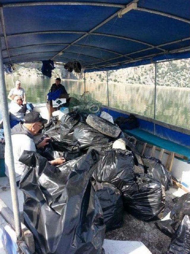 Dalyan Kanalı, İztuzu Sahili Ve Sulungur G&ouml;l&uuml; ndeki &Ccedil;&ouml;pler Toplandı 2