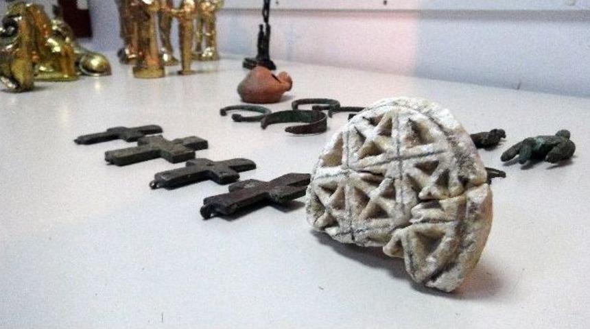 Aksaray&rsquo;da Tarihi Eser Operasyonu