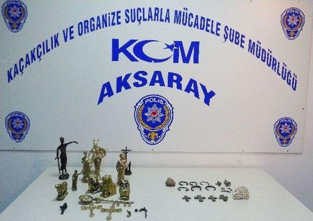 Aksaray&rsquo;da Tarihi Eser Operasyonu 3