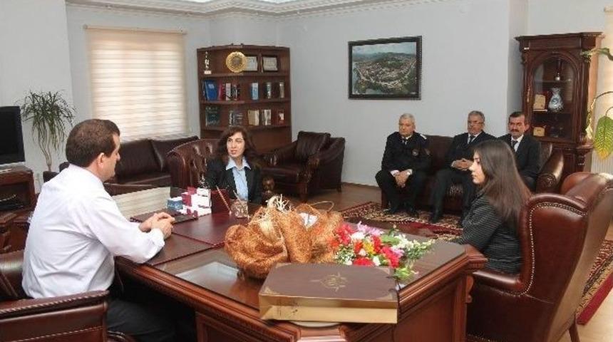 G&uuml;mr&uuml;k M&uuml;d&uuml;rl&uuml;ğ&uuml;nden Kaymakam Demir&rsquo;e Ziyaret