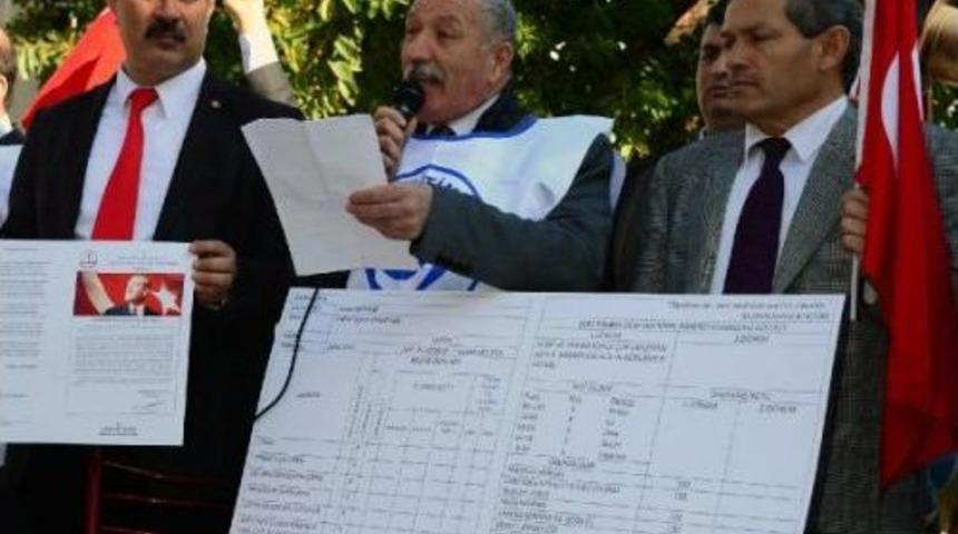 &Ouml;ğretmenlerden Milli Eğitim M&uuml;d&uuml;r&uuml;ne Temsili Karne