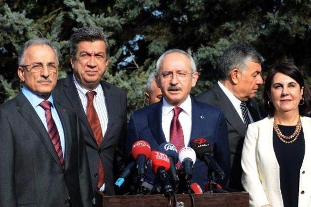 Kılıçdaroğlu: (İdris Naim Şahin'in Açıklaması) Savcıların Hemen Harekete Geçmesi Lazım