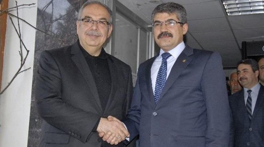 Ak Parti İl Y&ouml;netiminden, Belediye Başkanı Kutlu&rsquo;ya Ziyaret