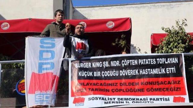 Mersin de Burger King Şubesinde Sdp Eylemi 2