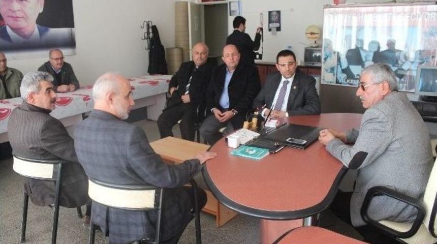 Ak Parti Milletvekili Akış&rsquo;tan Mhp&rsquo;ye Taziye Ziyareti