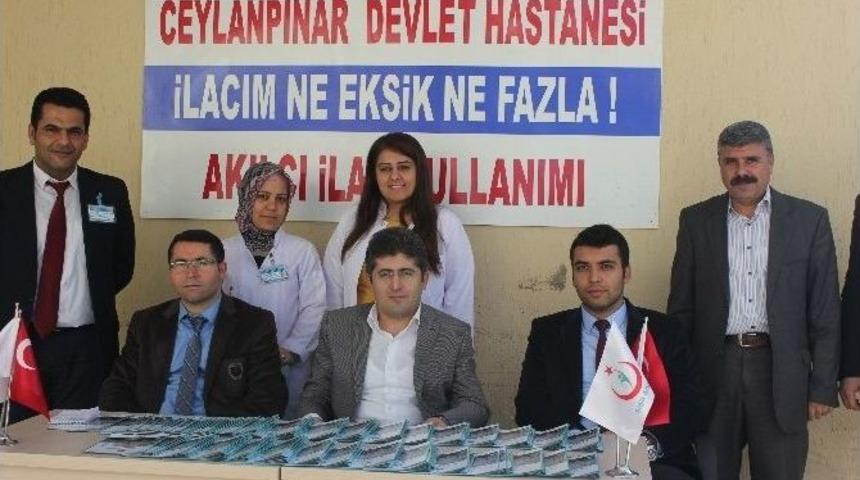 Ceylanpınarlılar Doğru İla&ccedil; Kullanımıyla İlgili Bilgilendirildi