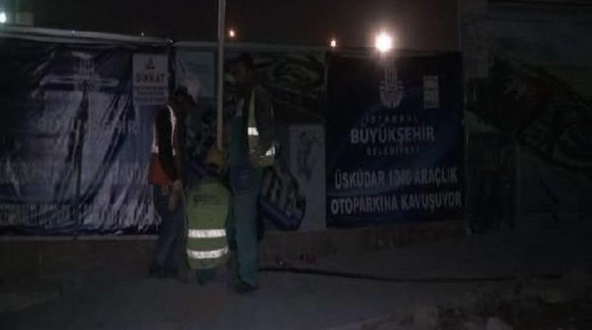 Haydarpaşa Numune'nin Bah&ccedil;esinde Teknik &Ouml;l&ccedil;&uuml;mler Yapılıyor