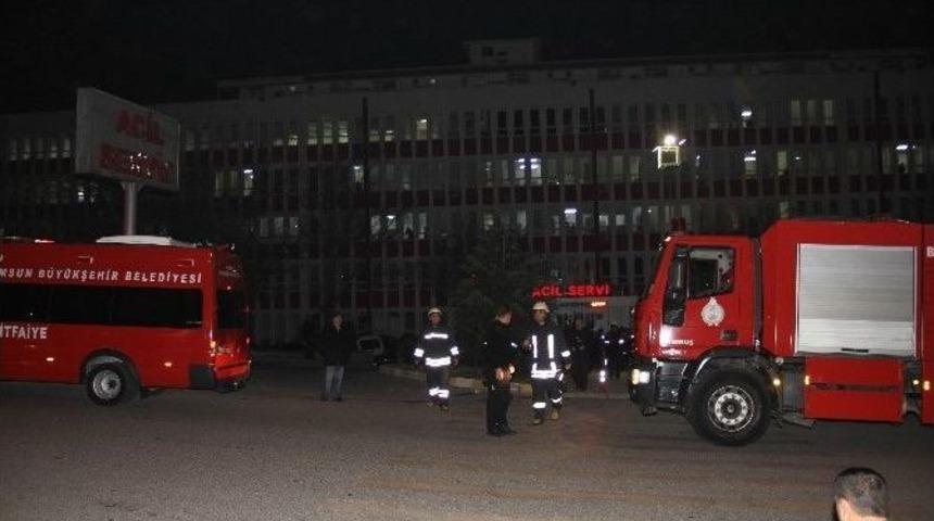 Hastanede Yangın Paniği