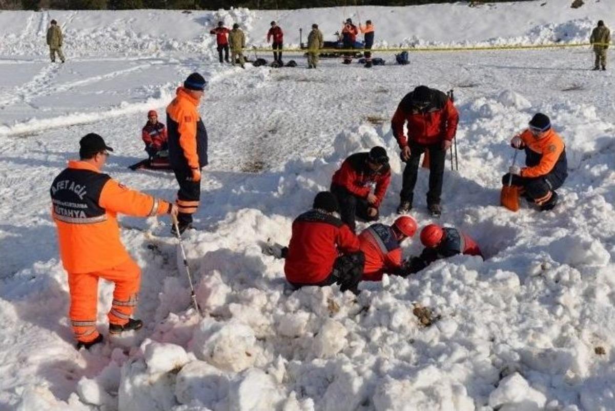 K&uuml;tahya&rsquo;da &Ccedil;ığ Tatbikatı