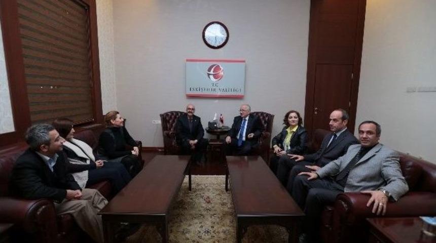 Chp Yeni İl Y&ouml;netiminden Vali Tuna&rsquo;ya Ziyaret