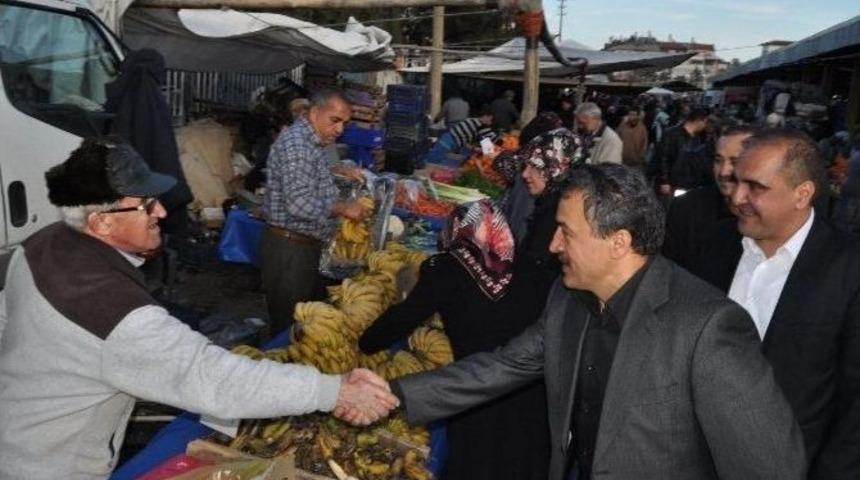 Başkan Tutal&rsquo;dan Pazar Esnafına Teşekk&uuml;r