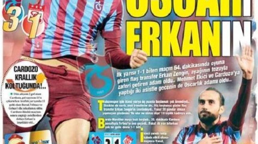 Trabzon Erkan Zengin'i Bağrına Bastı