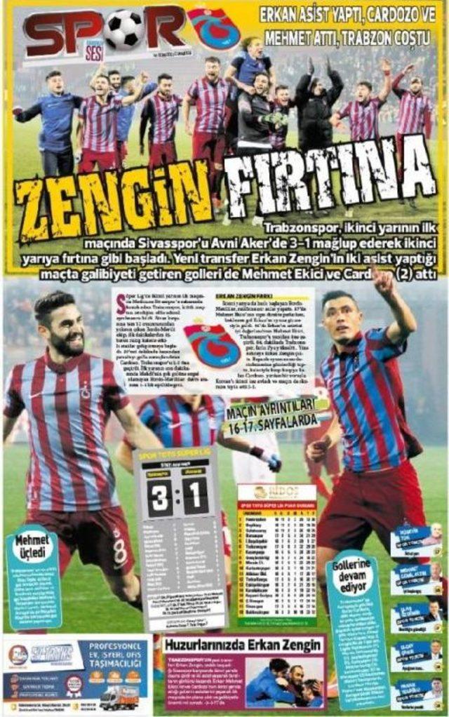 Trabzon Erkan Zengin'i Bağrına Bastı